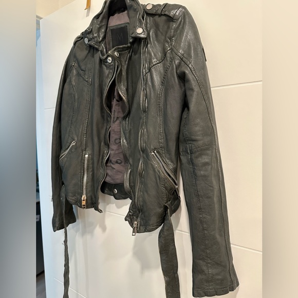 Moto Jacket- Lamb Skin Leather - Picture 4 of 16